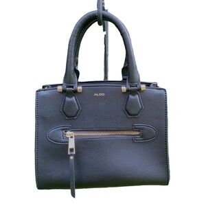 NWOT Aldo Black  Faux Leather Small Handbag